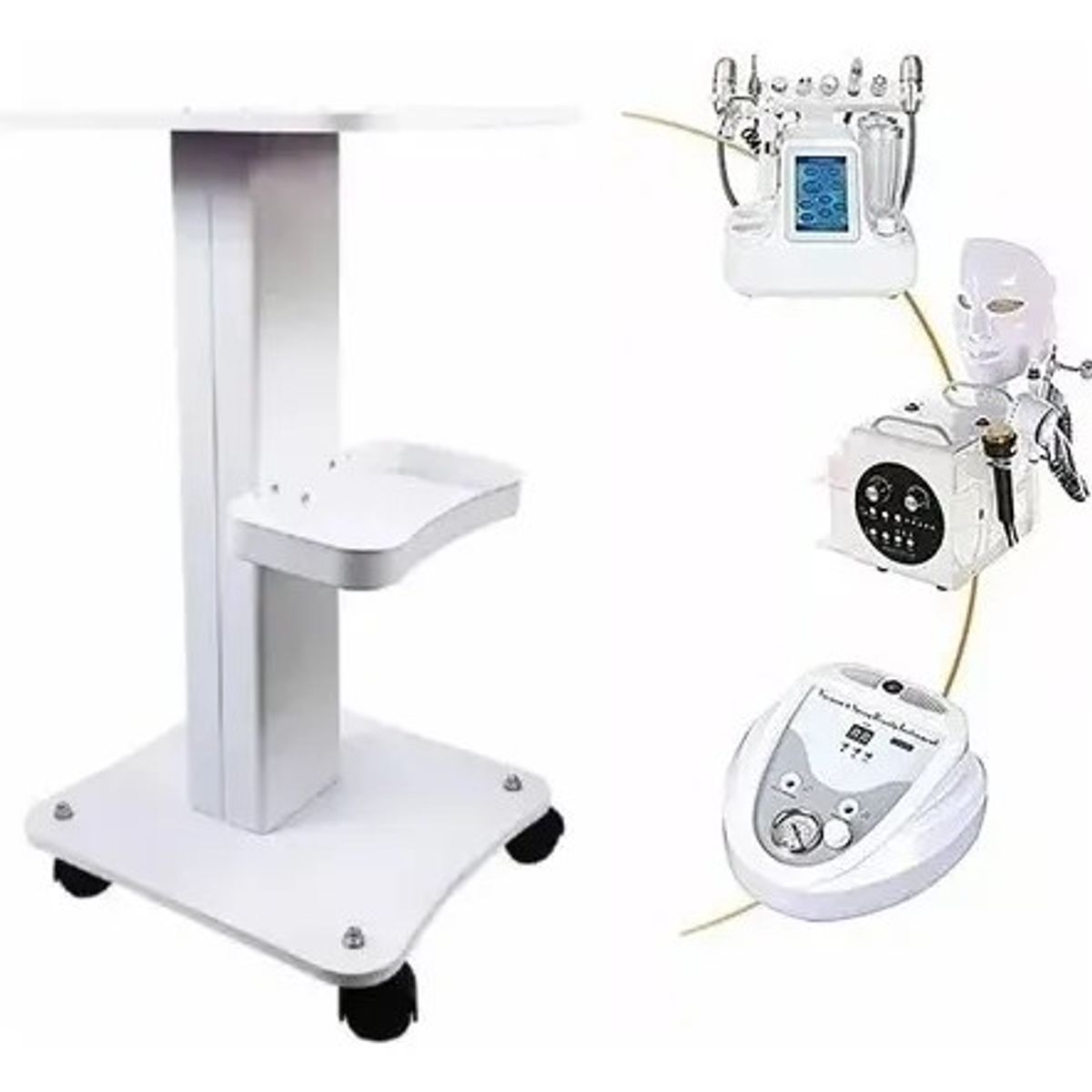 GENERICO - Carro Móvil Estética Spa Soporte Maquinas Mesa Estéticas