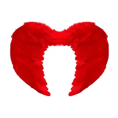 GENERICO - ALAS ANGEL PLUMA ROJO 80X60 CM