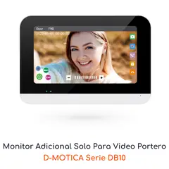 D MOTICA - Monitor Adicional Touch 7 Pulgadas Para Video Portero D-motica Serie Db10