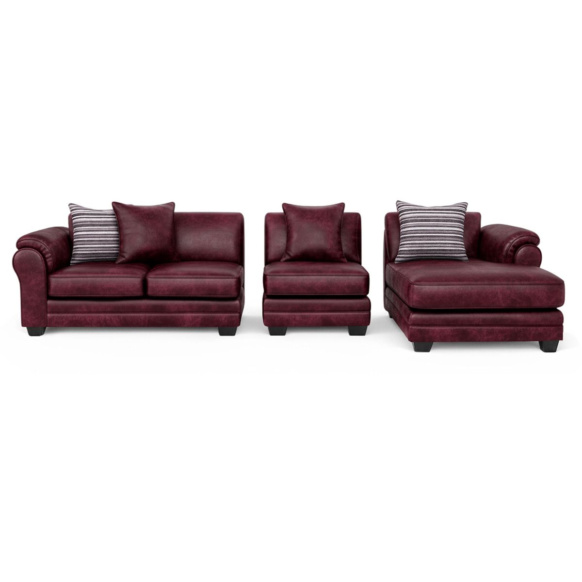 AMERICA DECORA - Sofá Seccional Derecho 5 Cuerpos XL Con Resorte Estructural Grandón Envejecido