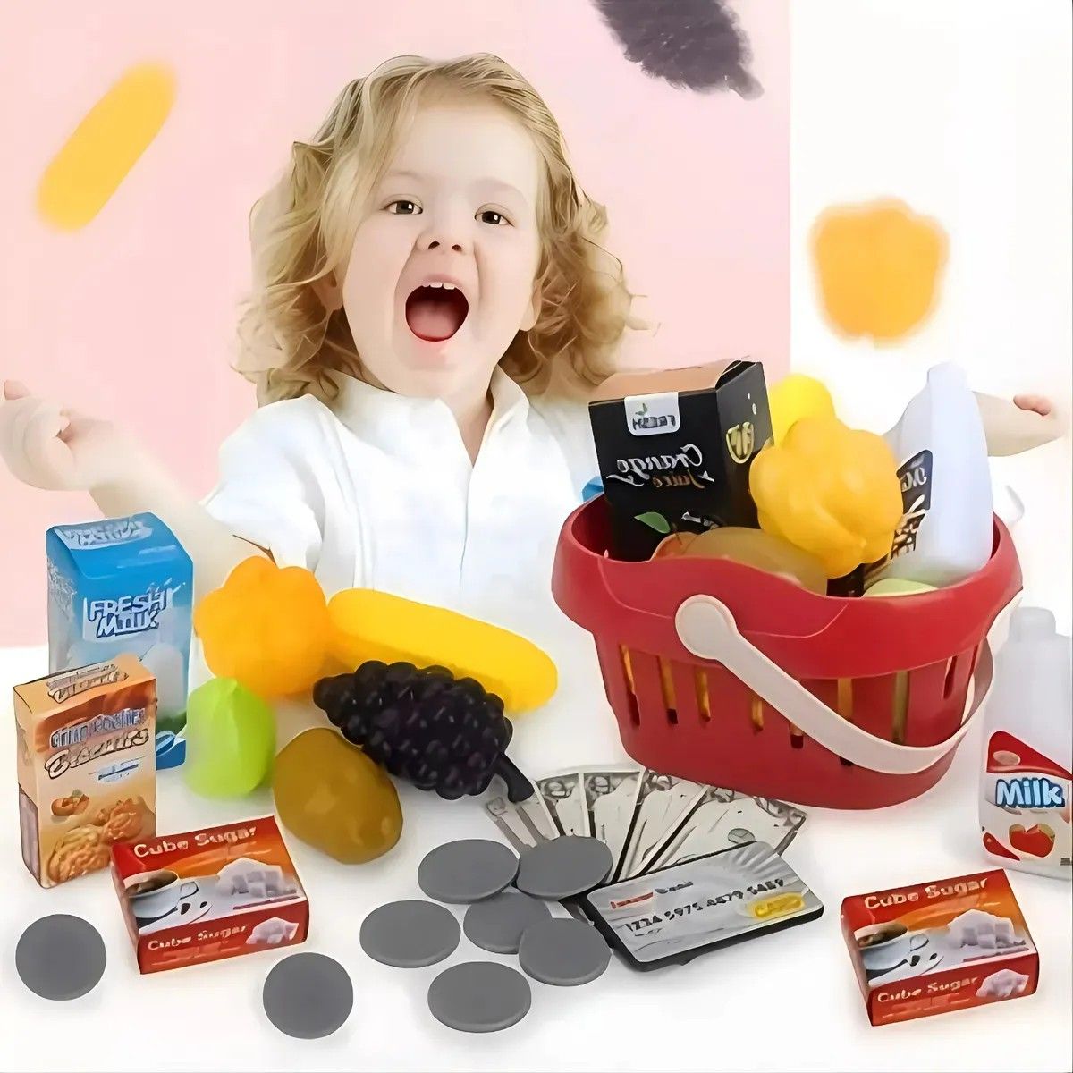 GENERICO - Caja Registradora De Juguete Para Niños Color Rojo