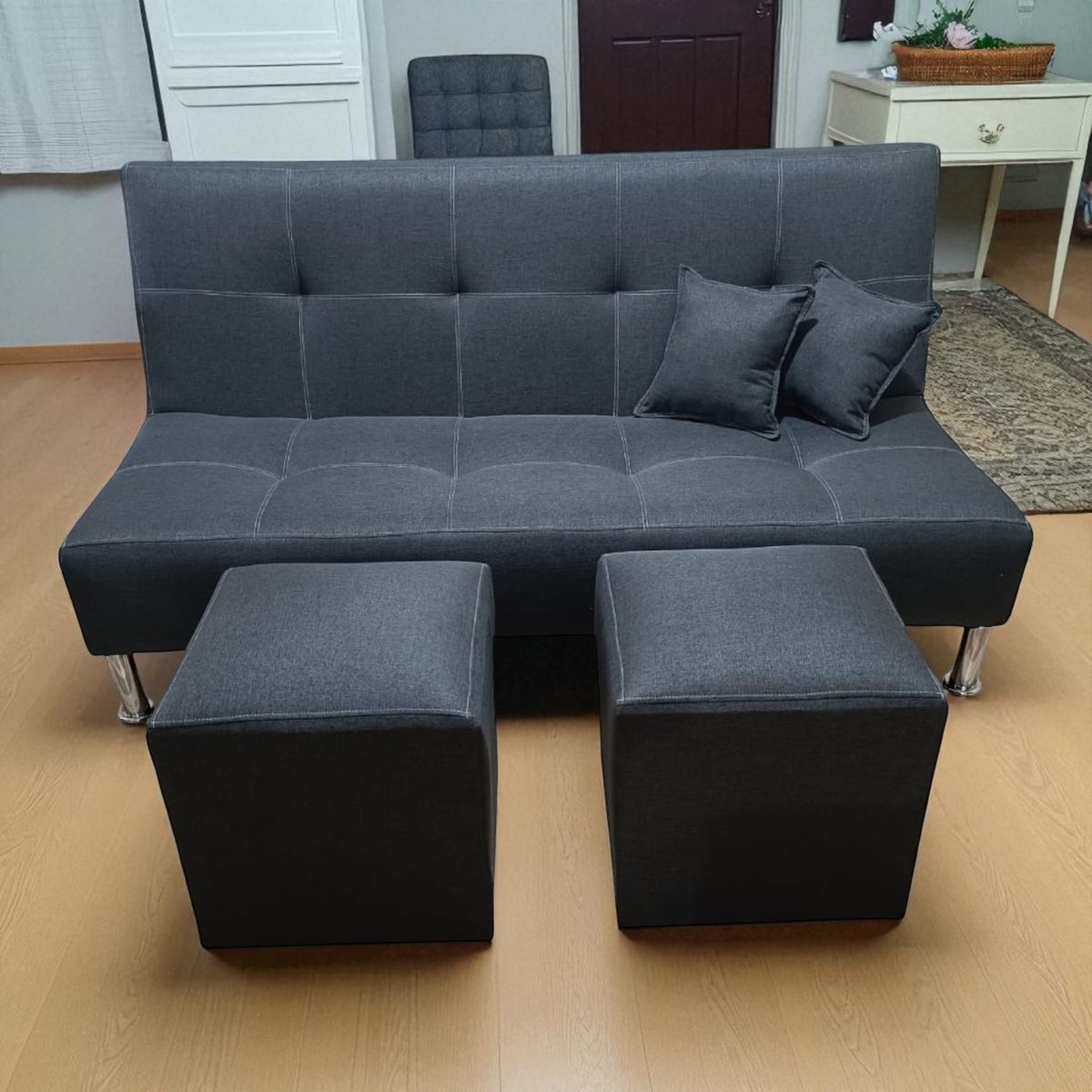 GENERICO - Futón Sofa cama Sally Grafito