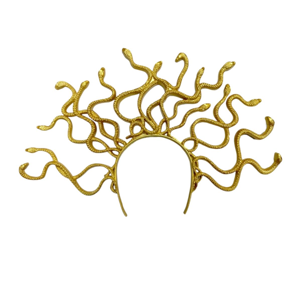 GENERICO - CINTILLO DE MEDUSA DORADO 29 X 42 CM