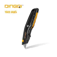 GENERICO - Cuchillo cartonero hoja corta metalico incluye 4 hojas de repuesto