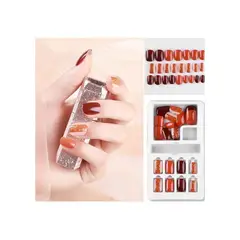 GENERICO - Uñas Press On Manicura Kit Uñas Postizas Color 19