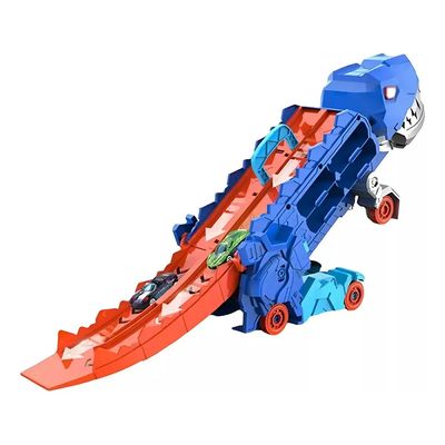 Imagen 2 del producto Minicamión 8 Coches De Juguete Con Forma De Dinosaurio Azul