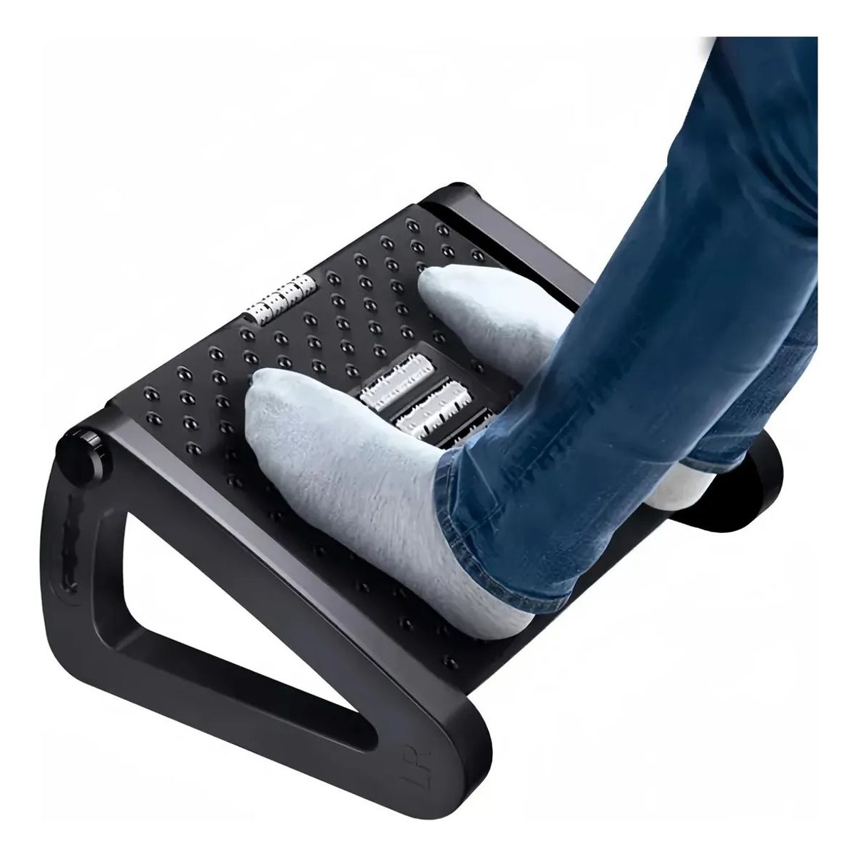 GENERICO - Reposapiés Para Debajo Del Escritorio Ajustable Color Negro