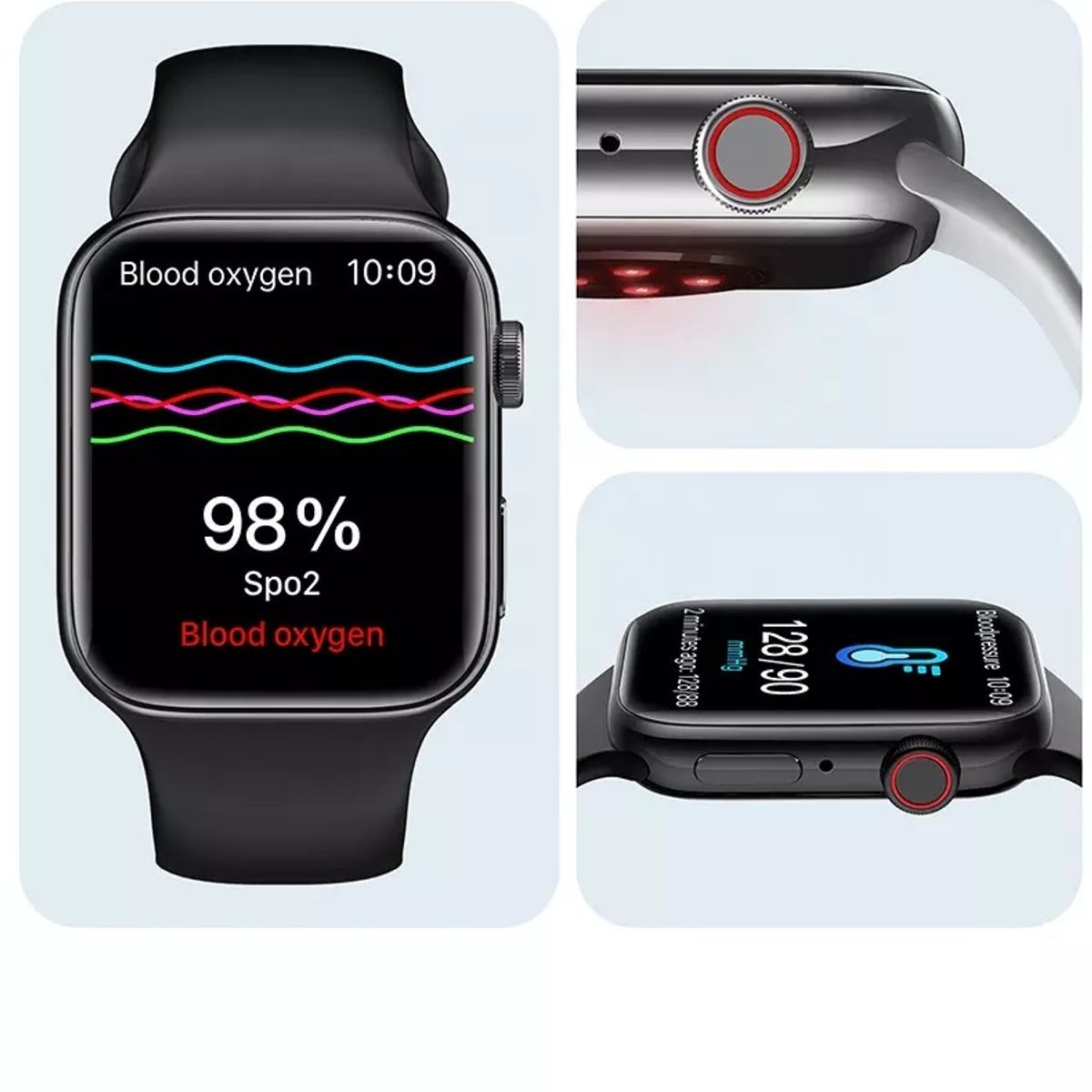 GENERICO - Reloj Inteligente Llamadas por Bluetooth Monitor de Salud Modos Deportivos y Resistencia IP67