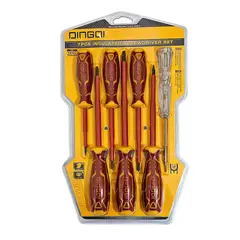 GENERICO - Set destornillador electricista profesional incluye probador de corriente marca dingqi