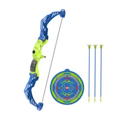 GENERICO - Arco y Flecha de Juguete Set de Tiro al Blanco con Arco y 3 Flechas