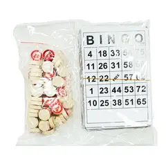 GENERICO - BINGO JUEGO DE AZAR CARTAS