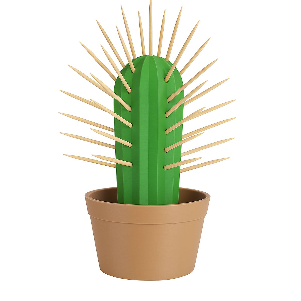 Cactus Porta Mondadientes Decorativo 3D  Diseño Original y Funcional, marca GENERICO - Foto Principal