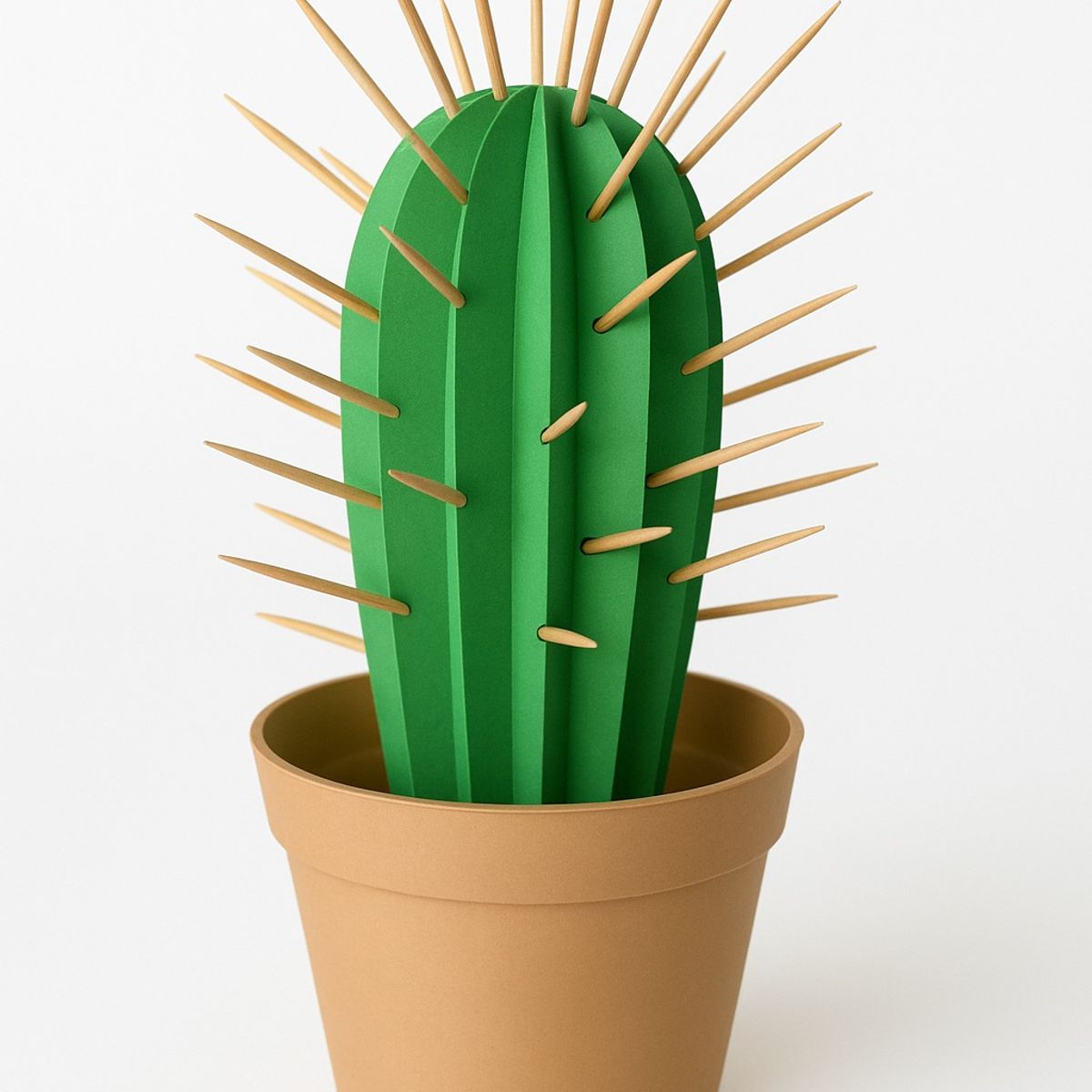 Cactus Porta Mondadientes Decorativo 3D  Diseño Original y Funcional, marca GENERICO - Foto 2
