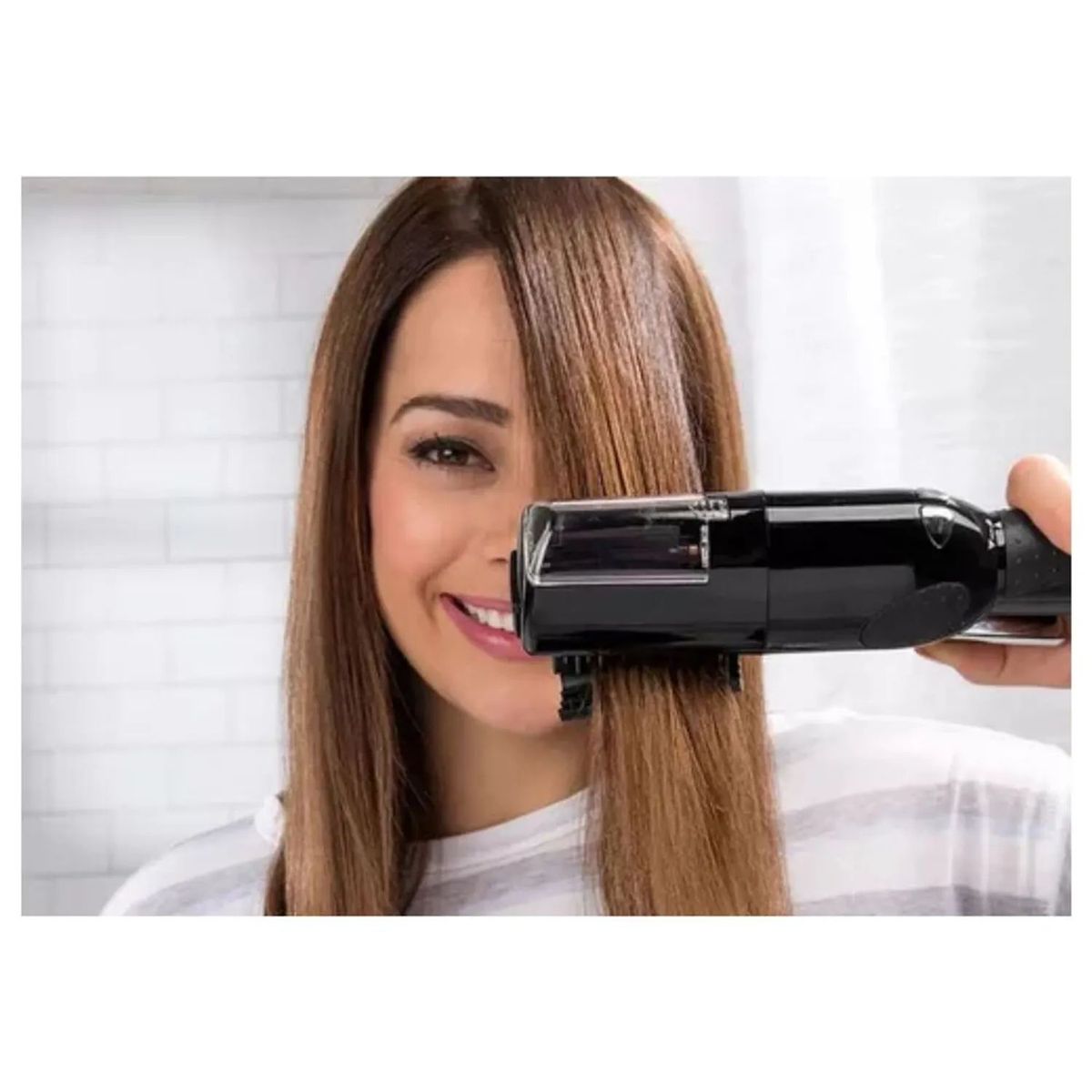 GENERICO - Cepillo Cortador de Puntas Quemadas- Reparación Instantánea del Cabello