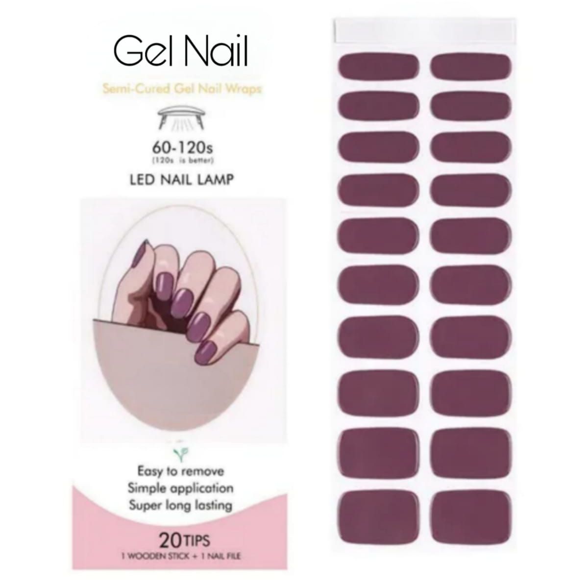 GENERICO - Uñas Gel Semi Curado Manicure Color 09