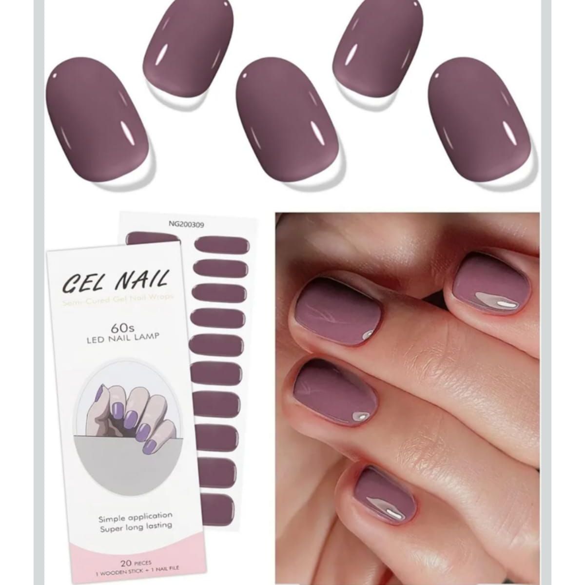 GENERICO - Uñas Gel Semi Curado Manicure Color 014