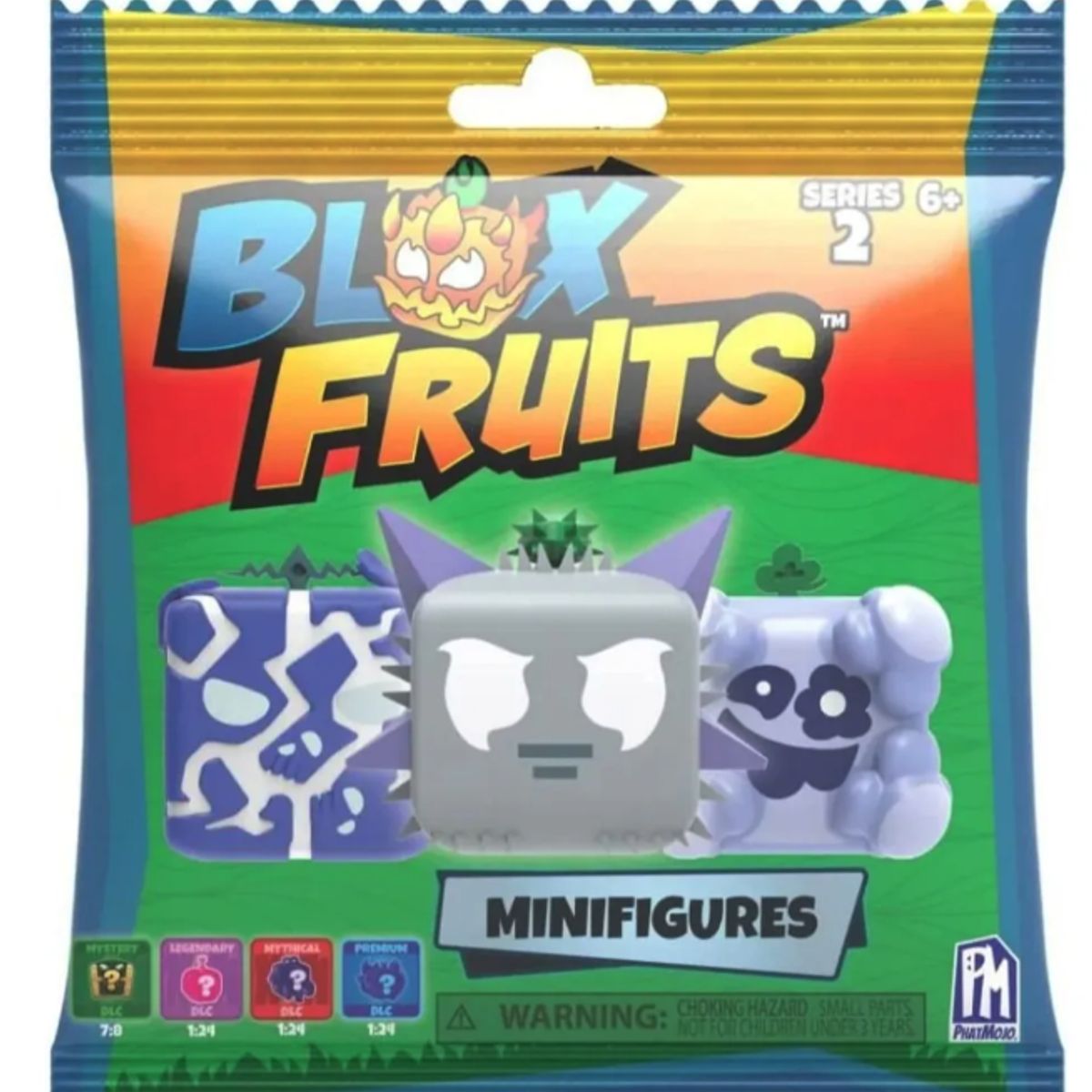 ROBLOX - 1 Mini Figura Blox Fruits De La Serie 2 Al Azar + Código