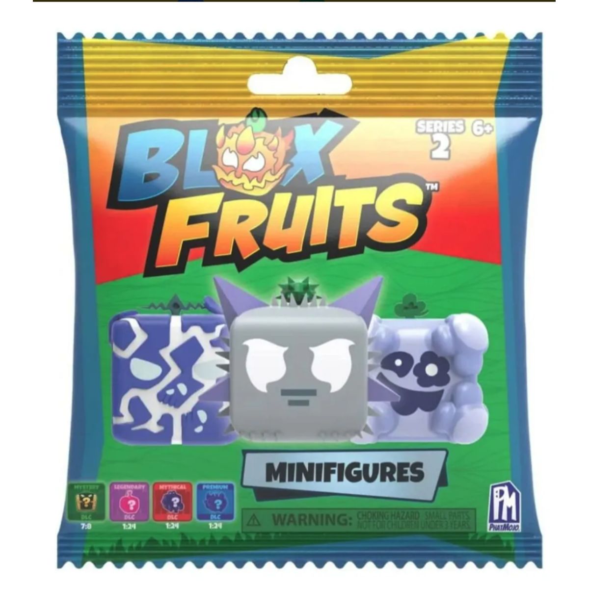 ROBLOX - 1 Mini Figura Blox Fruits De La Serie 2 Al Azar + Código
