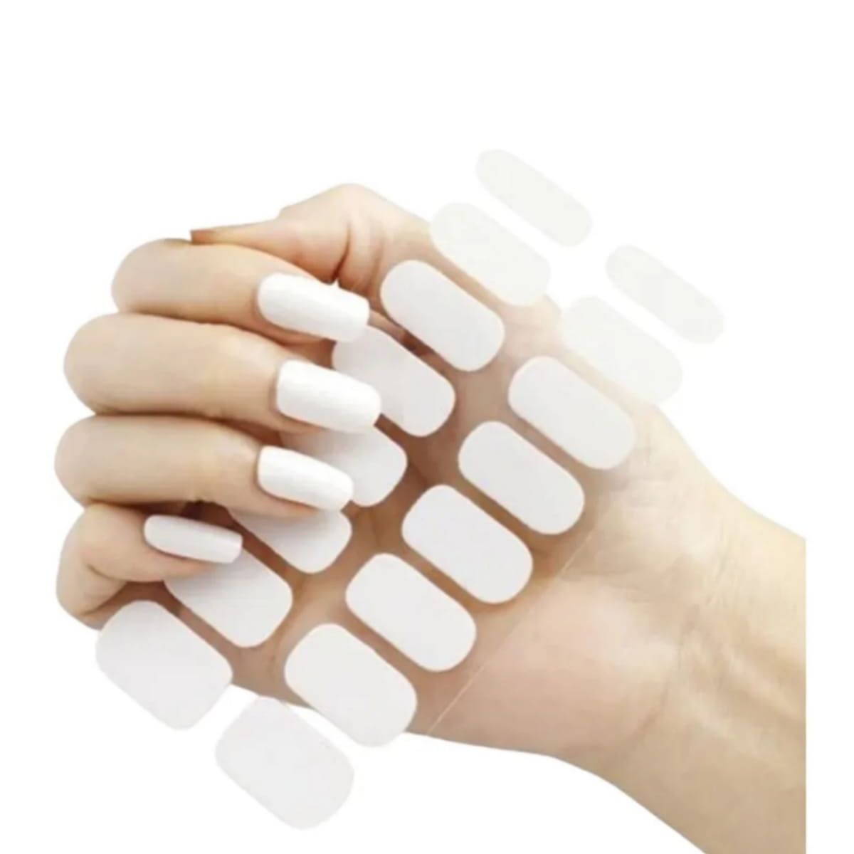 GENERICO - Uñas Gel Semi Curado Manicure Color Blanco