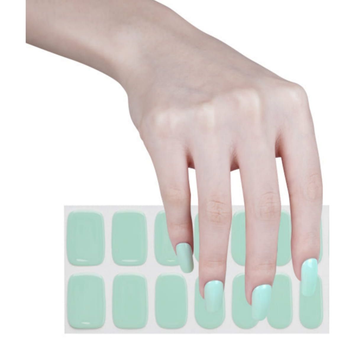 GENERICO - Uñas Gel Semi Curado Manicure Color Verde Agua