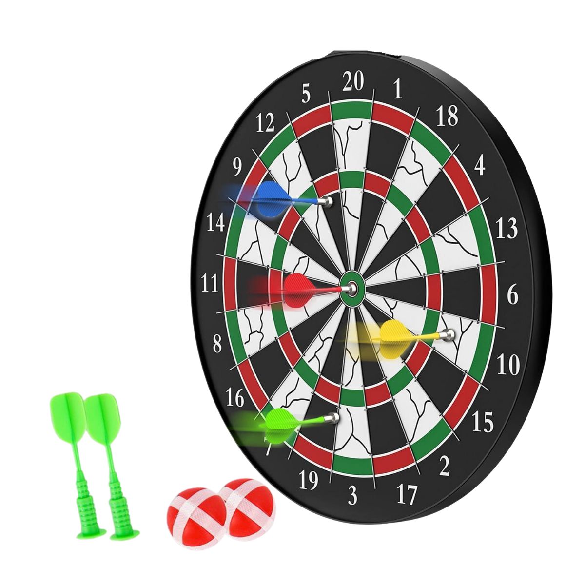 GENERICO - Juego de Tiro al Blanco Magnético Tablero Dardos Infantil 36cm