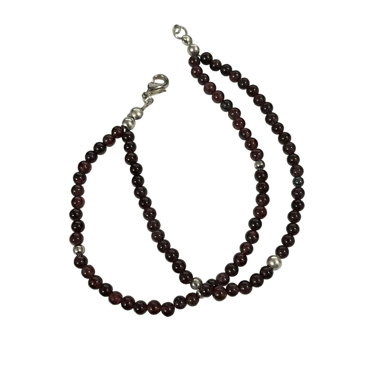 TAETHAI - Pulsera plata 925 con piedras Granates
