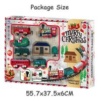 TREN DE NAVIDAD 35 PIEZAS CON LUZ Y SONIDO 5,7 METROS DE RIELES