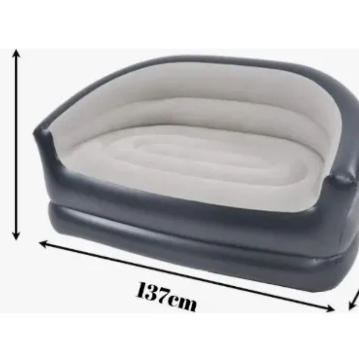 GENERICO - Mueble Inflable Para 2 Personas Color Azul