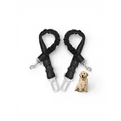 GENERICO - Cinturón de Auto para Mascotas Color Negro