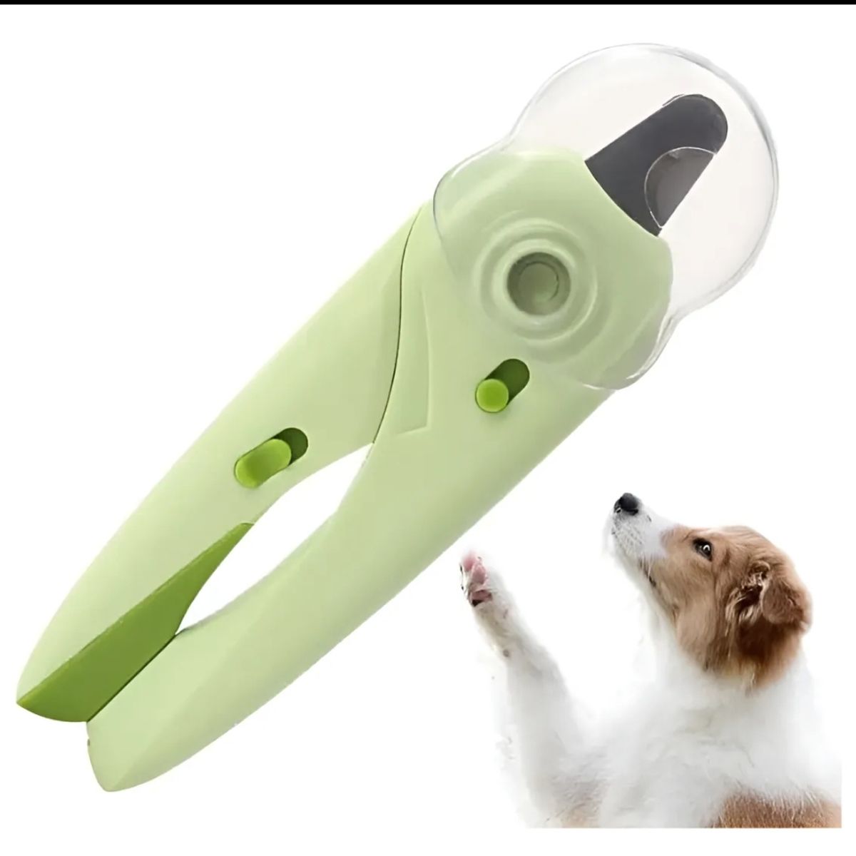 GENERICO - Corta Uñas Para Perros Con Luz Led Verde