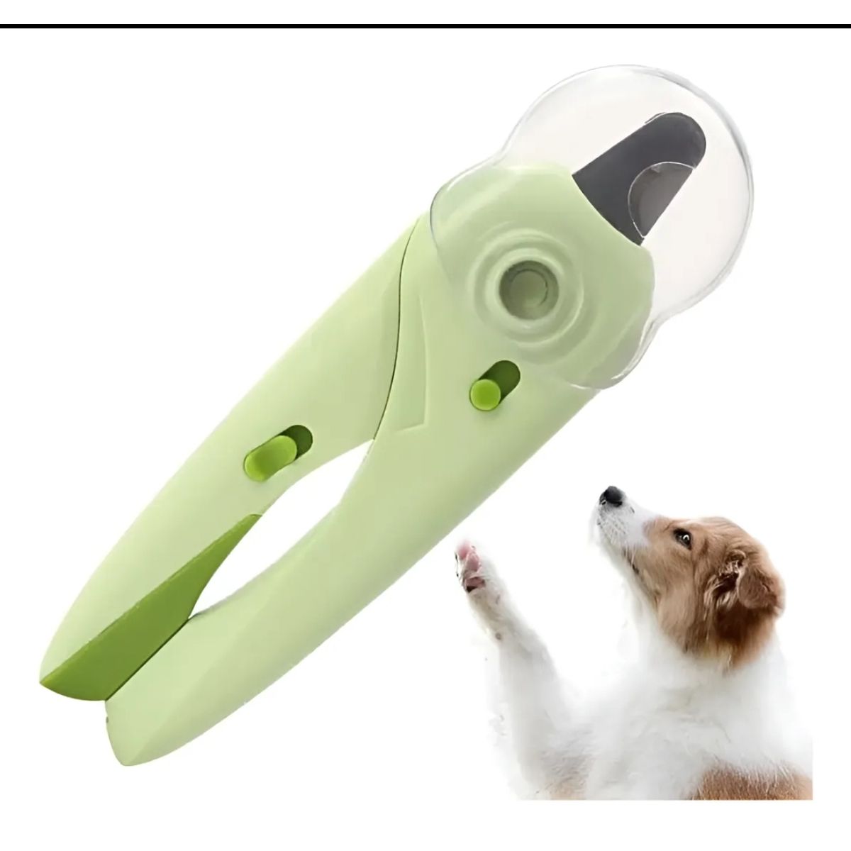 GENERICO - Corta Uñas Para Perros Con Luz Led Verde