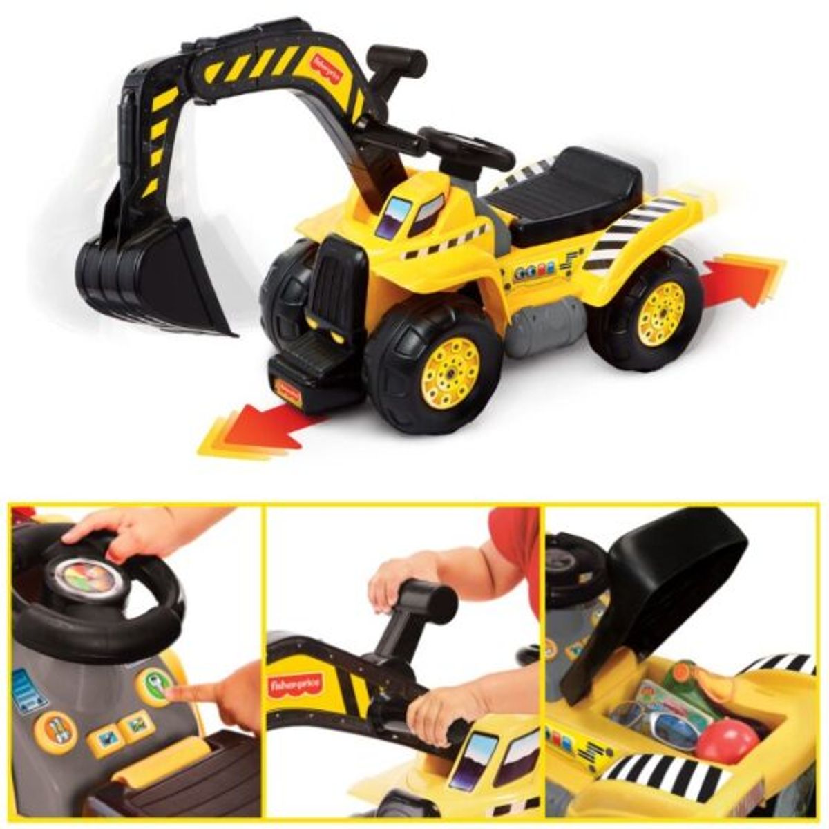 GENERICO - Correpasillo  construcción Fisher P retroexcavadora