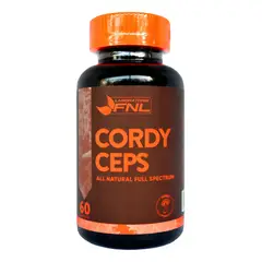 FNL - Cordyceps Mushroom 1 Frasco 60 Caps. Energia Resistencia