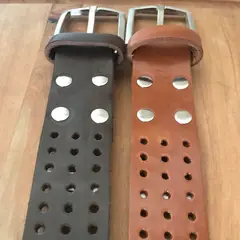 AL FILO DEL GAUCHO - Cinturón Circulo Cuero Argentino