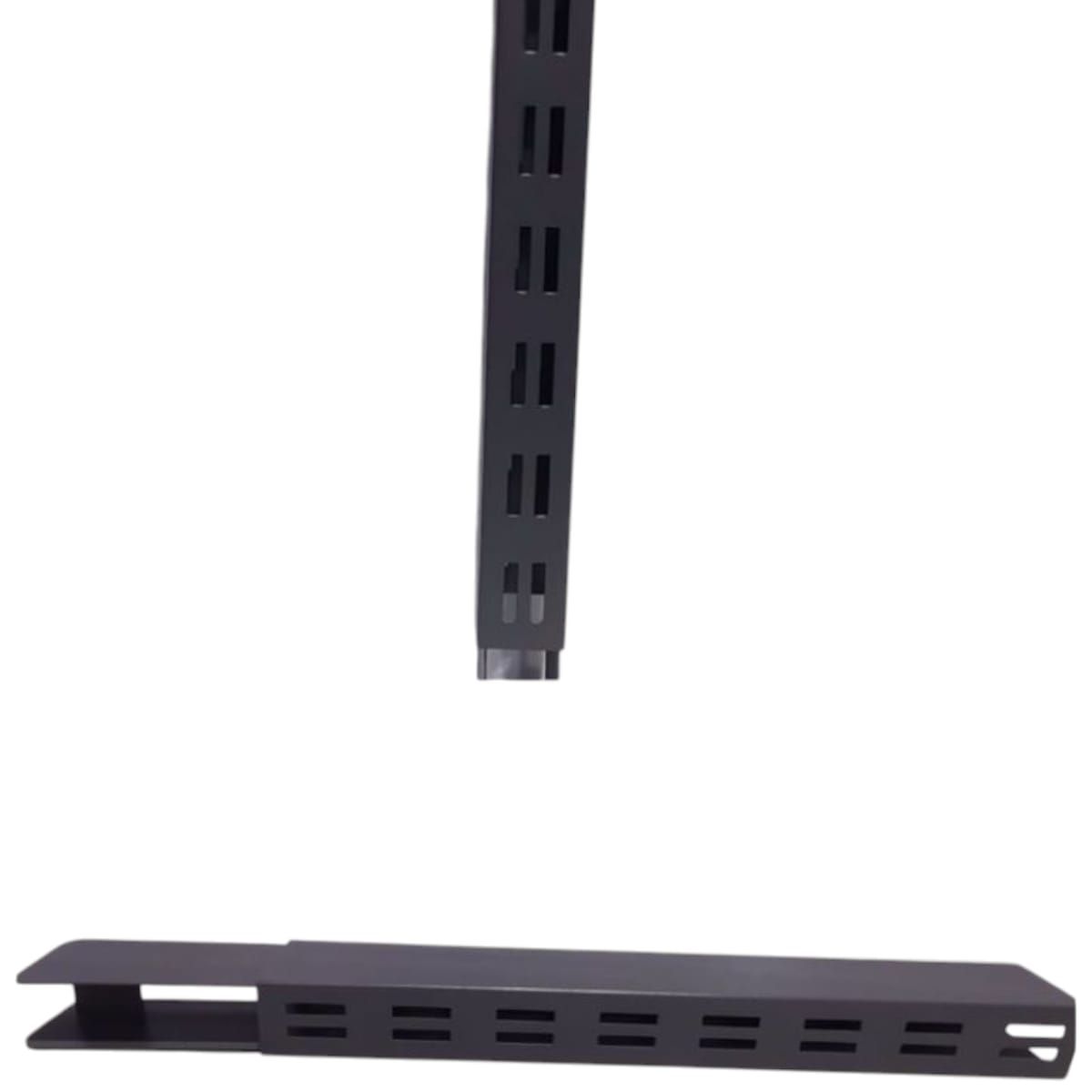 GENERICO - Columna Gris de 40 cm para Estante Metálico Gms