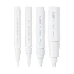 PILOT - Set 4 Marcadores Pintor Multisuperficie 4 Puntas Blanco