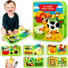 GENERICO - Juego Libro De Actividades Aprendizaje Educativo Animales Granja