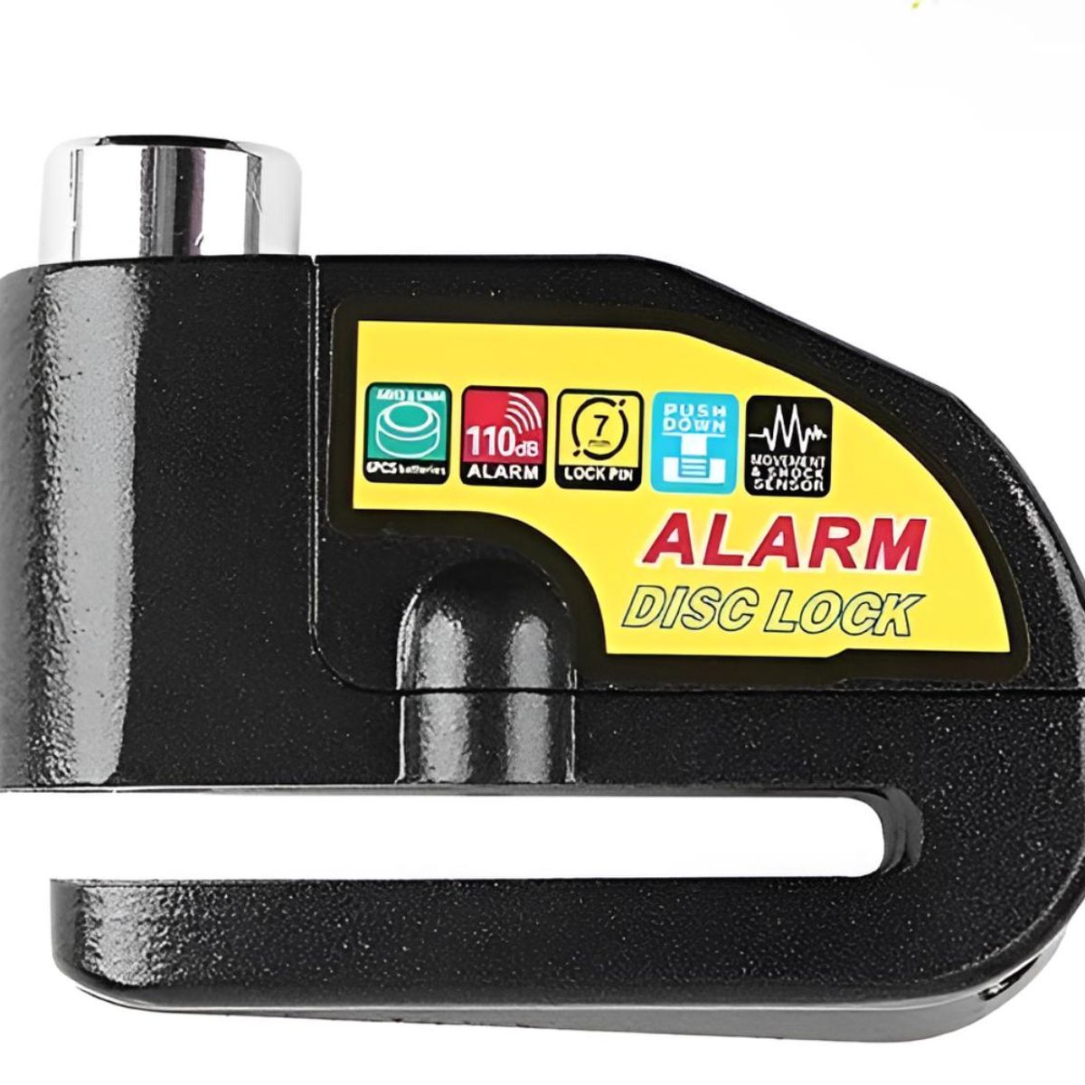GENERICO - Candado De Seguridad Para Moto Disco Con Sonido Alarma