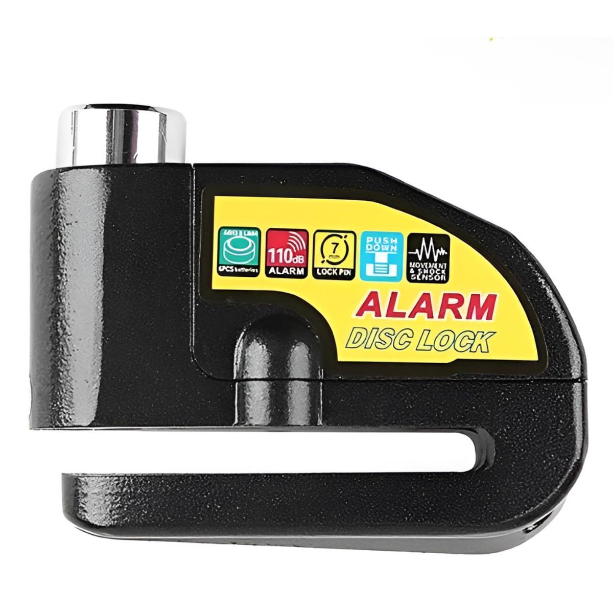 GENERICO - Candado De Seguridad Para Moto Disco Con Sonido Alarma