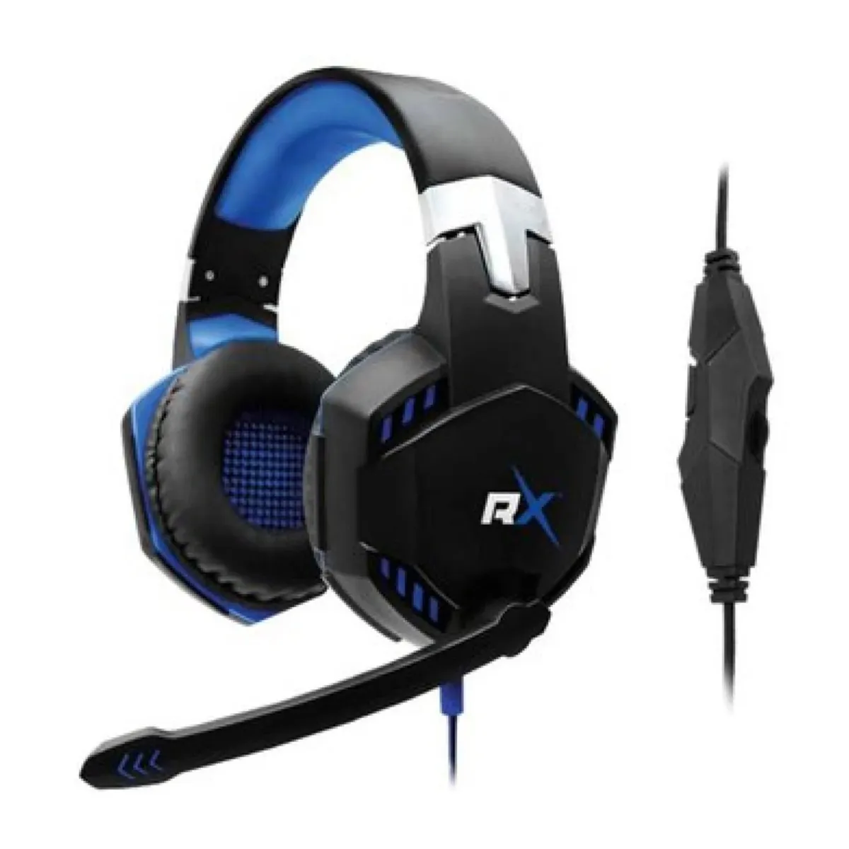 REPTILEX - Audifonos Headset Gamer Reptilex RX0014BL Para PC
