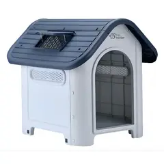 GENERICO - Casa de perro Mascota Skylight gris Petwoow