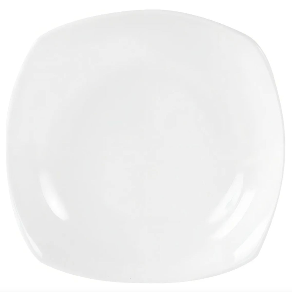 GENERICO - Juego De Loza 30 Piezas Blanco Cuadrado Porcelana Nórdico