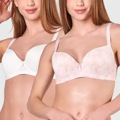 BAZIANI - Pack de 2 Sostenes con arco y soft 30042