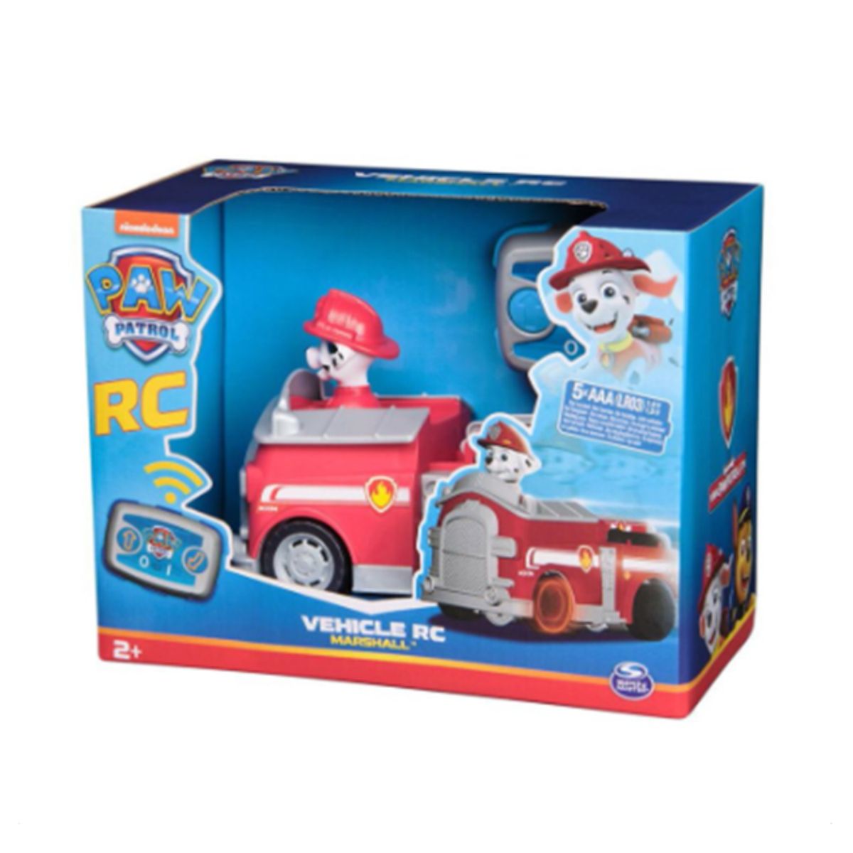 PAW PATROL - Auto A Control Remoto Con Figura De Marshall Paw Patrol