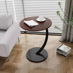 GENERICO - Mesa De Centro Lateral Living Vanguardia Madera Marrón