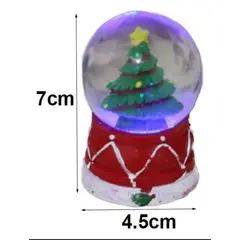THIS IS FELIZ NAVIDAD - Esfera de Nieve Navideña Snow Globe con Luz LED Multicolor Pilas Incluidas