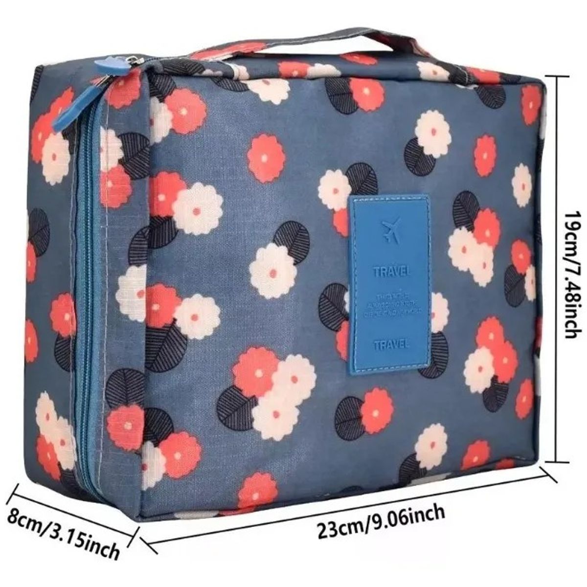 GENERICO - Set Con Estuche Crochet Silicona Accesorios Para Tejer Azul
