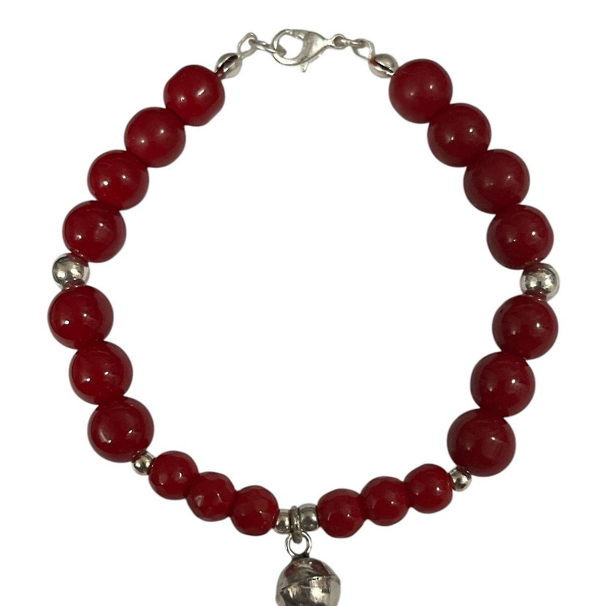 TAETHAI - Pulsera de plata 925 con Jaspe Rojo