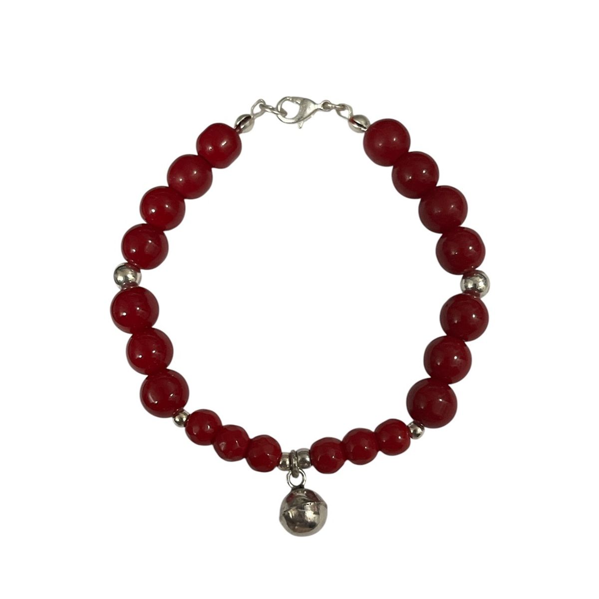 TAETHAI - Pulsera de plata 925 con Jaspe Rojo
