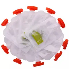 GENERICO - Pack 10 Bolsas Reutilizable Para Papillas-Compotas -snack Bebés